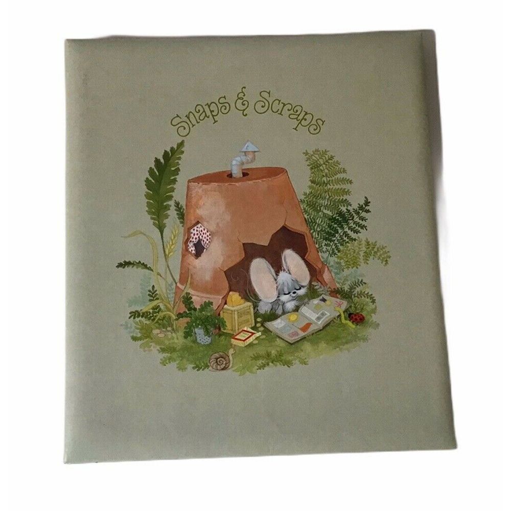 1976 Hallmark Cheddar & Co Scrapbook Photo Album